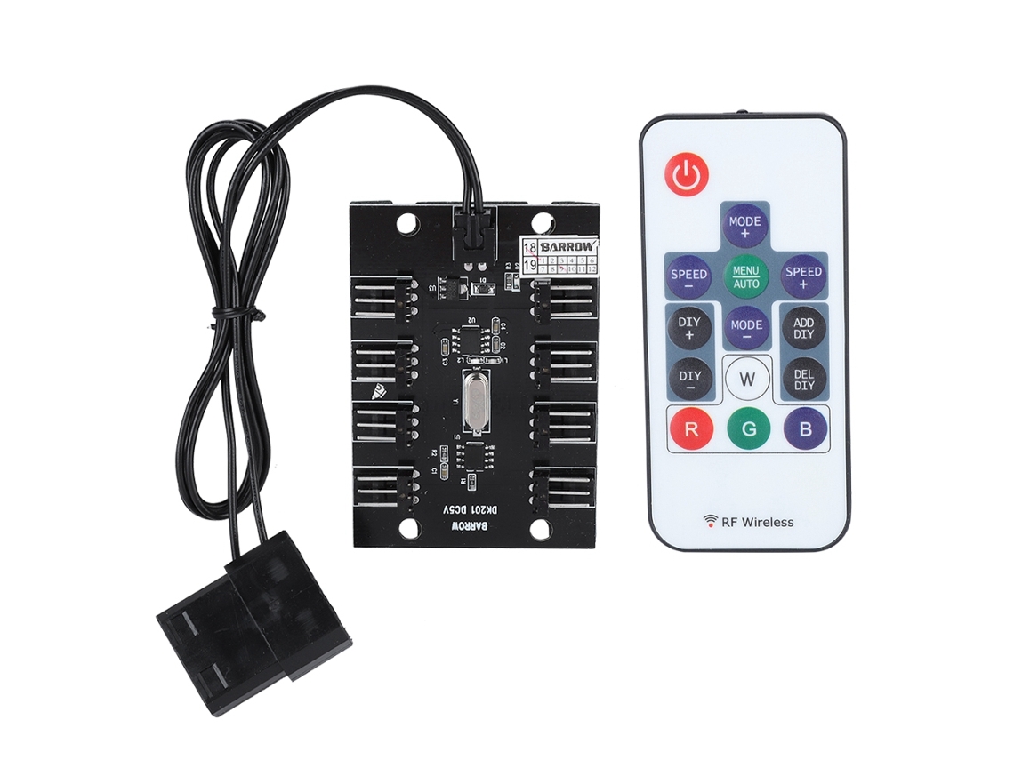 Controle Remoto Sem Fio De Luz Rgb De 8 Canais Lrc2.0 Remote