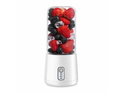 Liquidificador Portátil Usb Recarregável K3, 300 Ml, Copo De Vidro, 6 Lâminas, Sem Tampa, Branco-marfil