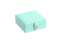 Caixa De Joias 12 X 12 X 5 Cm Verde