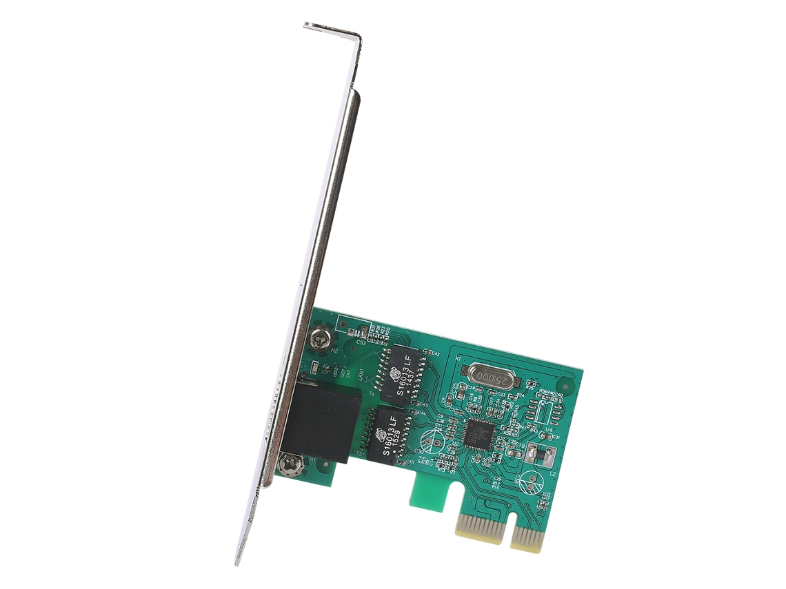 Placa De Rede Pci-e Sem Fio 1000mbps Ethernet Gigabit Rj45 10/100/1000m