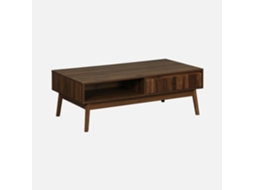 Mesa De Café Escandinava 2 Nichos 1 Gaveta SWEEEK