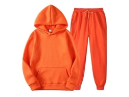 2026 conjunto de Chándal para Hombre de Manga Larga de Color Sólido Casual Ncd L Laranja