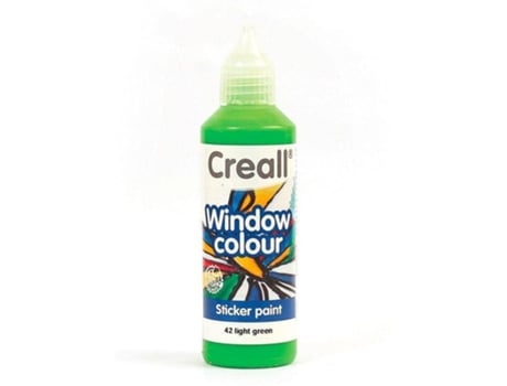 Tinta Reposicionável para Janelas Glass CREALL (Verde Claro - 80 ml)