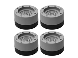 4pcs Almofada Anti vibração para Máquina de Lavar, Secadora, Refrigerador | S/MARCA
