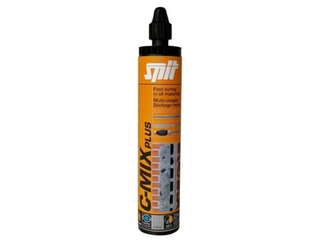 Resina Tom Pedra C-Mix Plus 300Ml com 2 Bicos Spit 055865 PASLODE