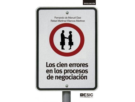 Livro Cien Errores En Los Procesos De Negociacion, Los de Manuel Dasi, Fernando De (Espanhol)