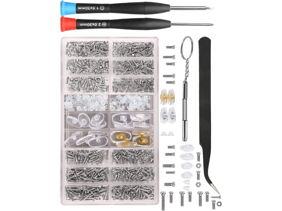 Kit Compacto, Flexível E Multifuncional Para Reparo De Óculos