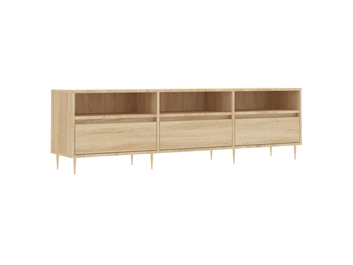 Tv Cabinet, Tv Cabinets Vidaxl Marrom Madeira Processada (n/a)