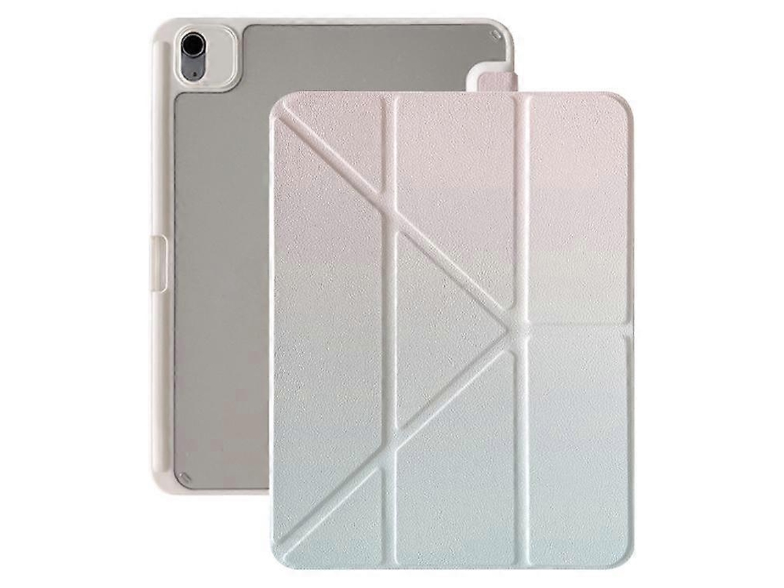 Capa de couro dobrável para tablet Webake Y com gradiente de arco-íris