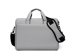 Bolsa Para Laptop Business Handheld à Prova Dágua Cinza Pérola Algodão Edição 17 Polegadas Yunzii