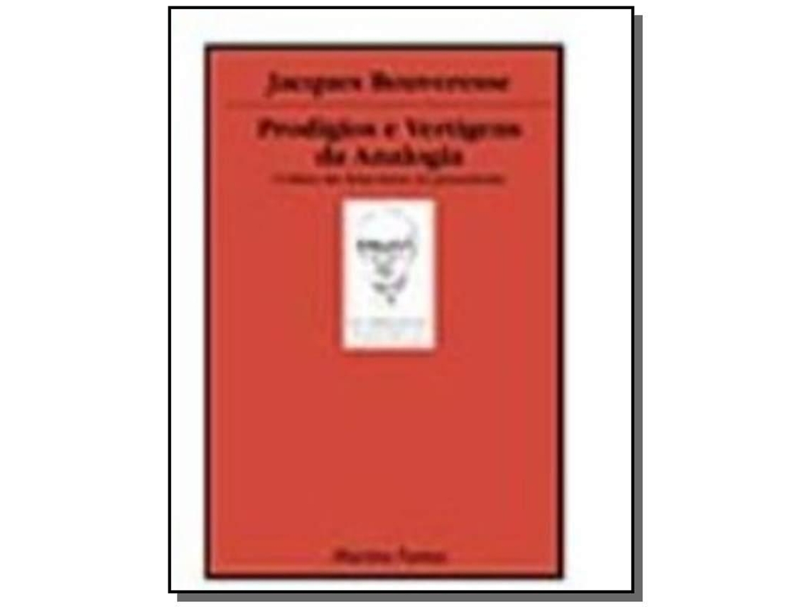 Livro Prodigios E Vertigens Da Analogia De Jacques (português)