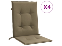 Lowback Chair Cushion, Lowback Chair Cushions Vidaxl Cinzento-acastanhado Tecido (100 X 50 X 4 Cm)