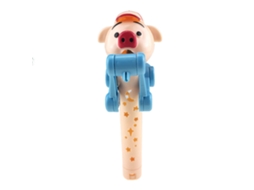 Mali suporte de Robô para Pirulito Forma Animal Fofo Armazenamento Limpo Brinquedo Presente Plástico 21cm