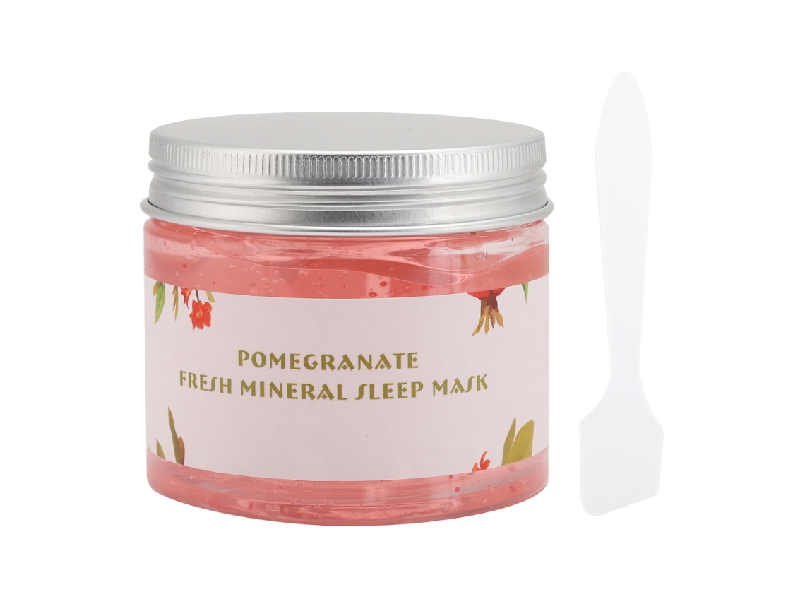 Máscara De Sono Romã Creme Facial Hidratante Redutor De Póres