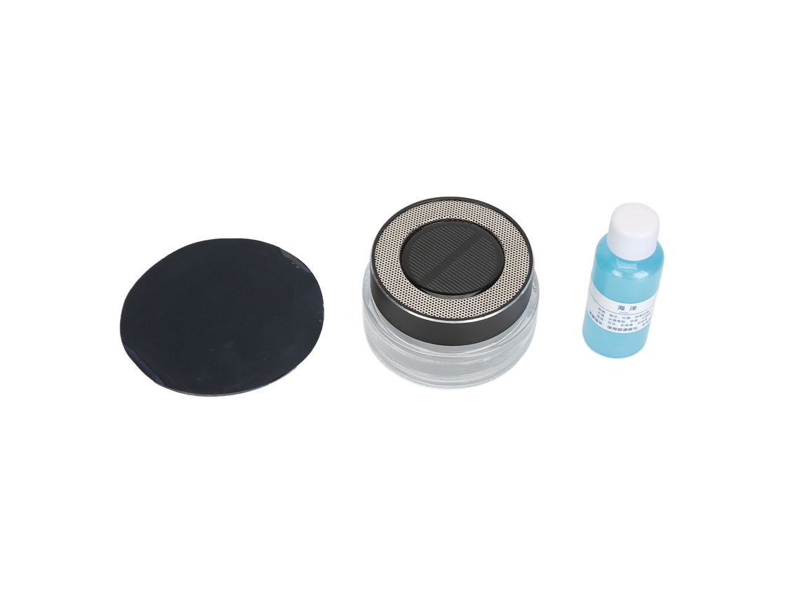 Aromatizador de ar solar giratório para carro com óleo essencial 30ml