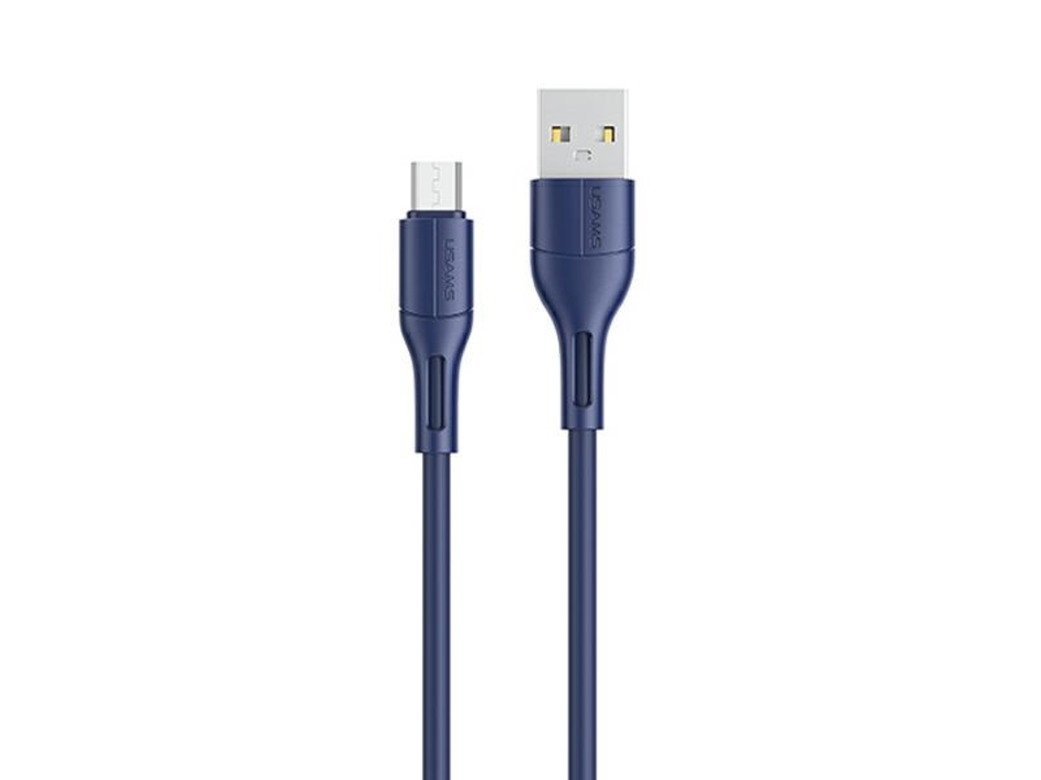 Cabo De Carregamento Micro Usb Usams 1m 2a Para Celulares Com Função De Carregamento Rápido