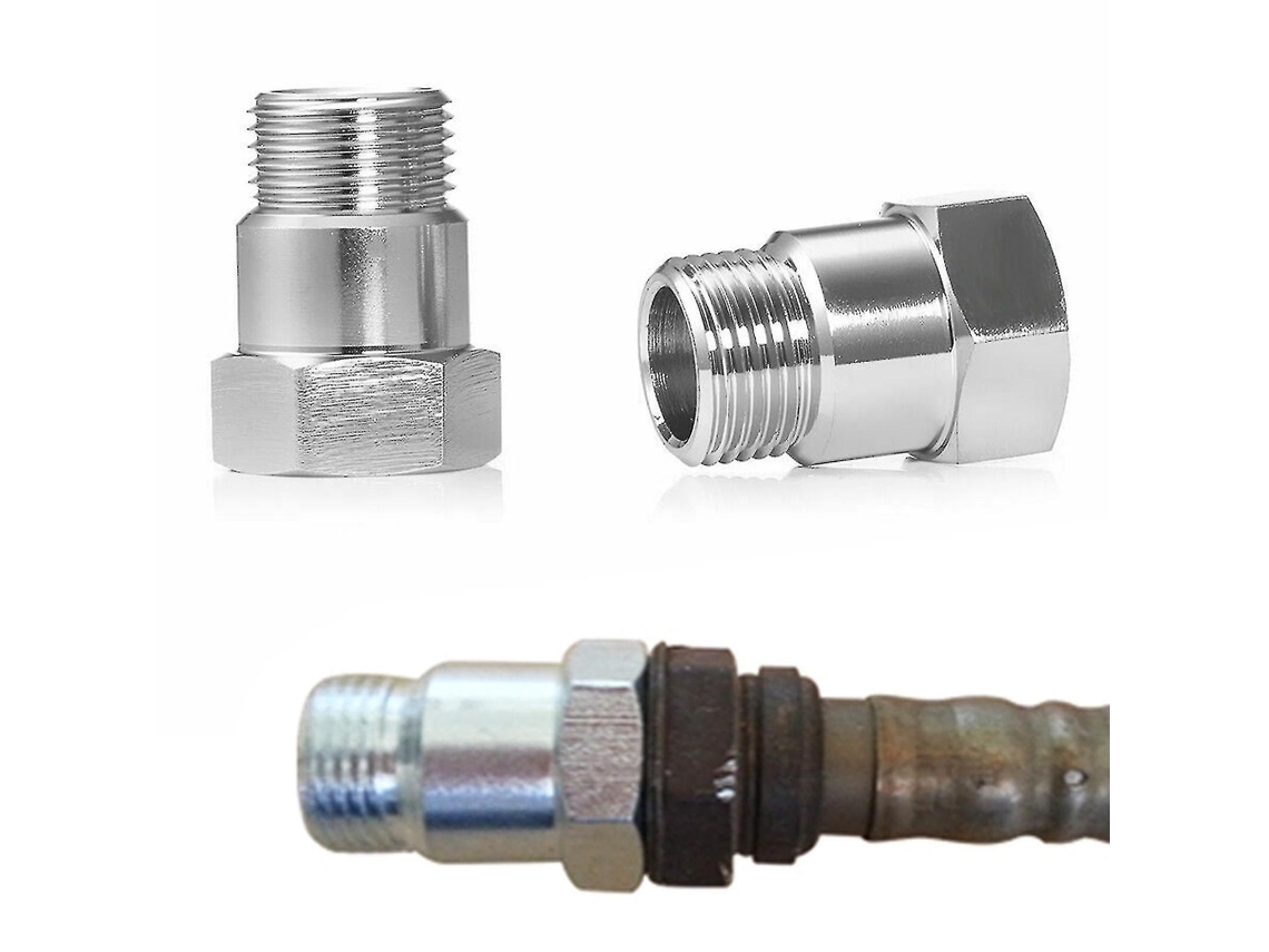 Espaçador Sensor O2 2 Peças, Espaçador De Sensor De O2 Rosca Universal M18 X 1, M18 X 1,5, Metal, Para Automóvel