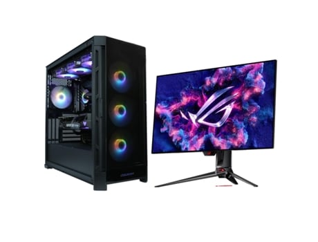 Desktop Gaming Epical Q Pack Gaming Vplus126 Amd Ryzen 9 9950x3d, 64gb, 2tb Nvme, Rtx 5090 32gb Windows 11 Pro Monitor 32 Oled 240hz 4k