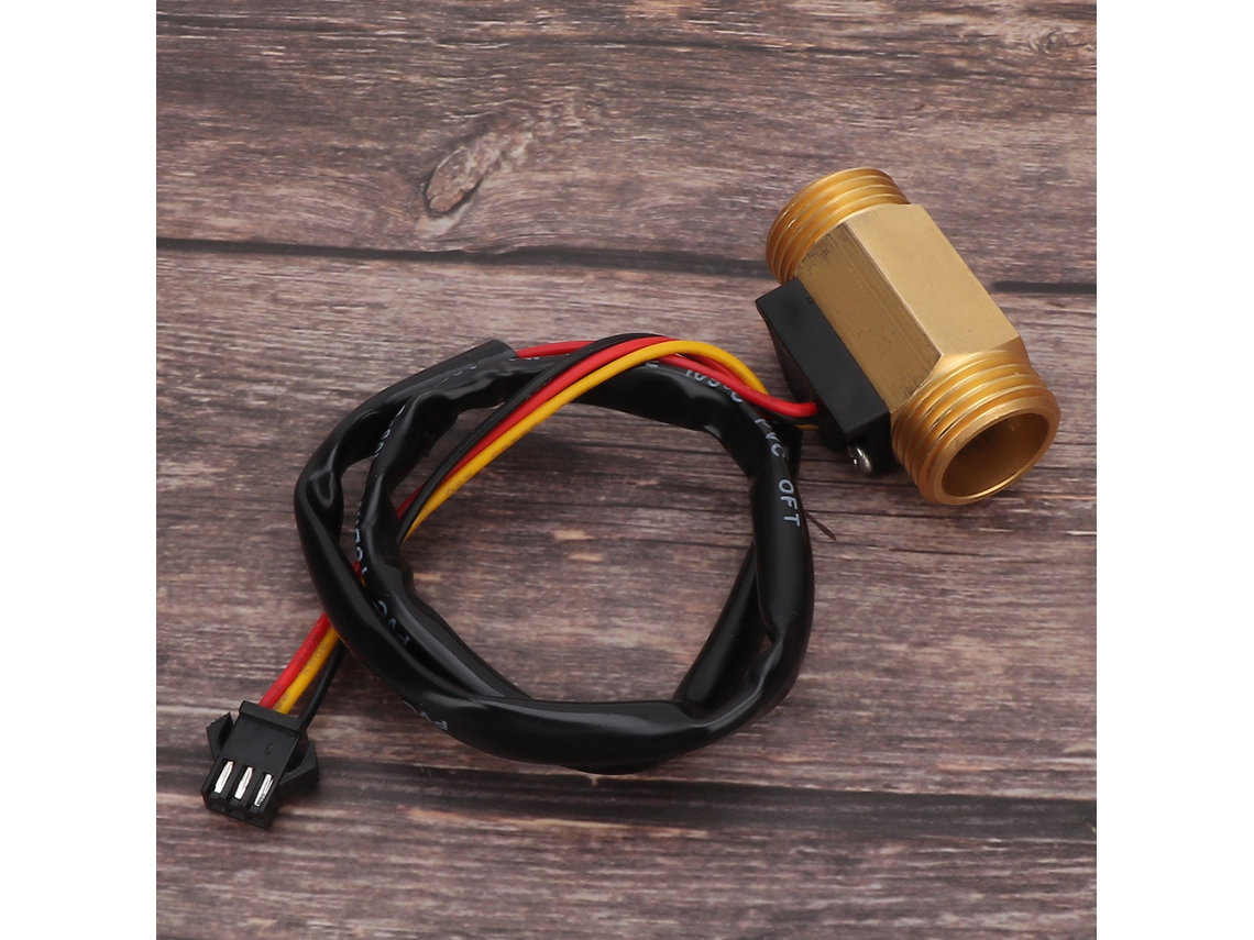 Laxiscreed Sensor De Fluxo De Líquido Com Conexão G1/2 Para Interruptor De Efeito Hall, Suporte Dc5v, Até 30l/min