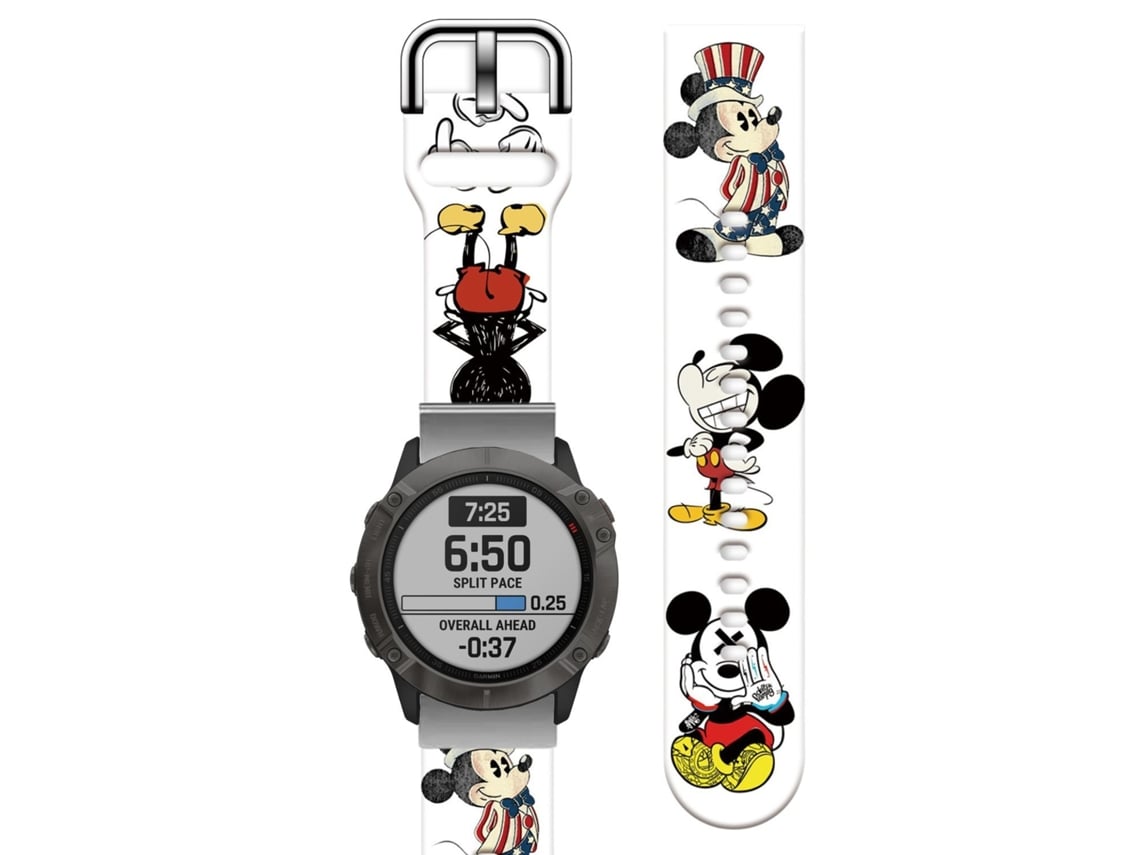 Bracelete Silicone Líquido para Garmin Forerunner 255 Branco