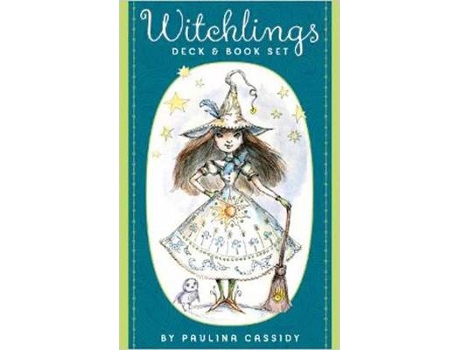Livro witchlings deck and book set de paulina cassidy (inglês)