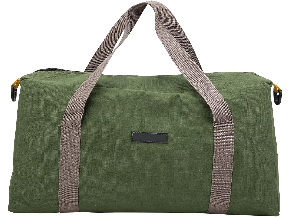 Bolsa organizadora multifuncional Jiawu em lona para eletricista, com 20 bolsos.