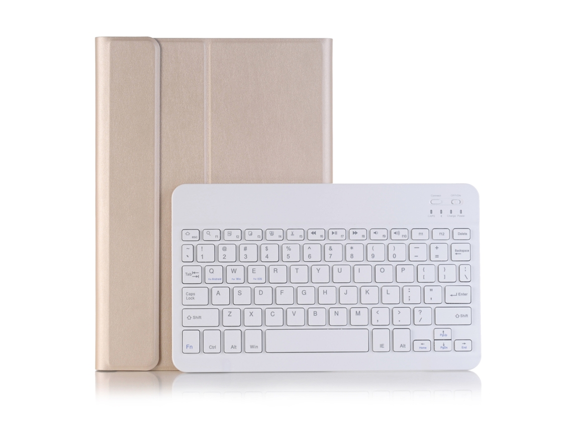 Lurelia Capa Com Teclado Bluetooth Para Ipad Mini 3 Com Suporte Para Caneta