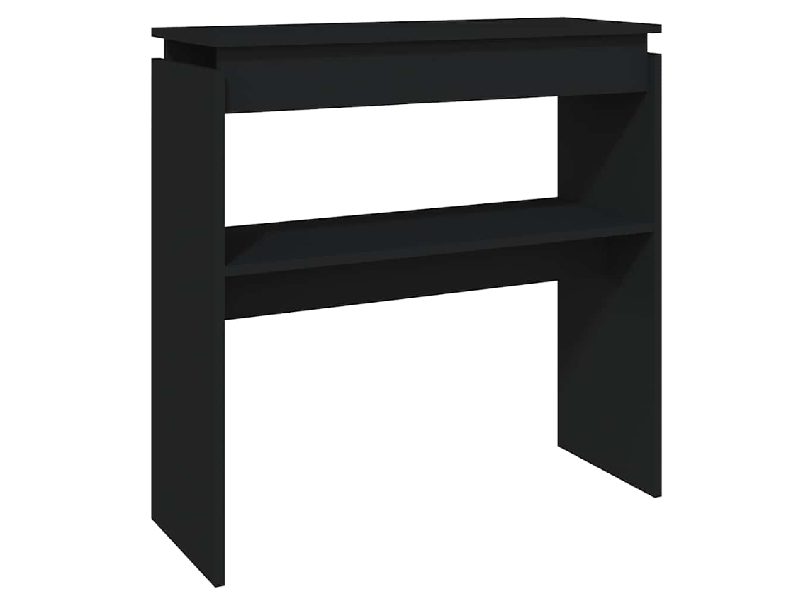 Console Table, Console Tables Vidaxl Preto Madeira Processada (n/a)