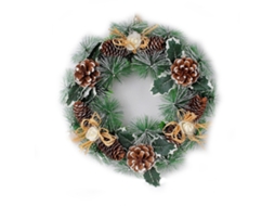 Guirlanda Artificial De Pinheiro Com Pinhas Para Porta, Decoração De Natal Natural Com Ramos Secos, Laxiscreed