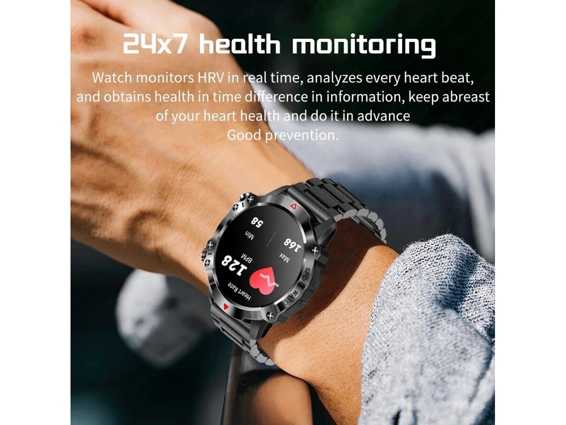 Relógio Inteligente Bluetooth Chamada Esportes Ao Ar Livre Relógios 1.39 Polegada Tela 450Mah À Prova Dwaterproof Água Smartwatch para Andro