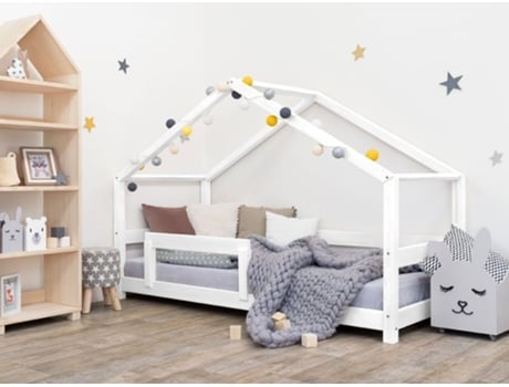 Cabine de Criança Lucky Madeira Maciça Branco 90 X 200 Cm BENLEMI