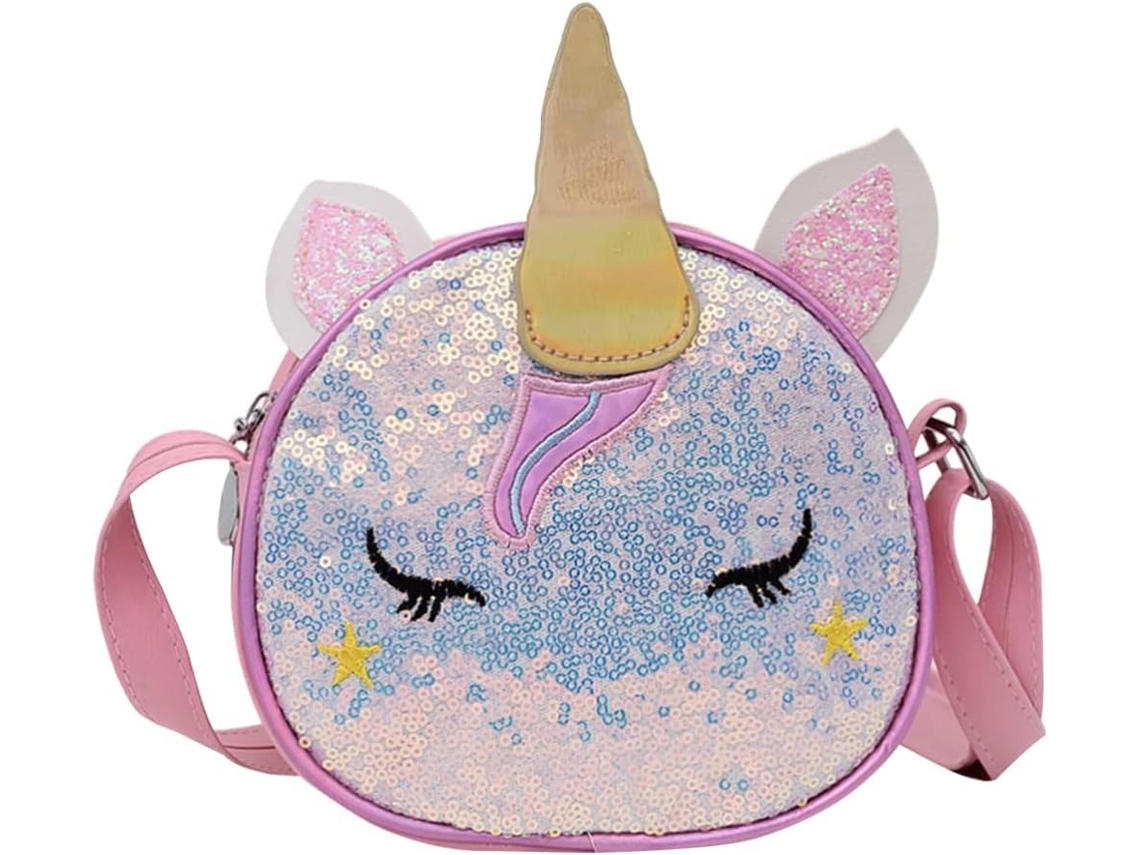 Bolsa De Unicórnio Com Lantejoulas Para Mulheres E Meninas - Bolsa De Ombro Para Crianças E Meninas Pequenas.