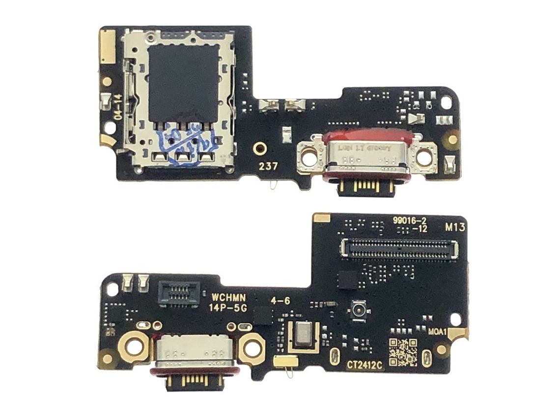 Placa Carga / Lector Sim Compatible Para Xiaomi Redmi Note 14 Pro 5g Wchmn14p-5g
