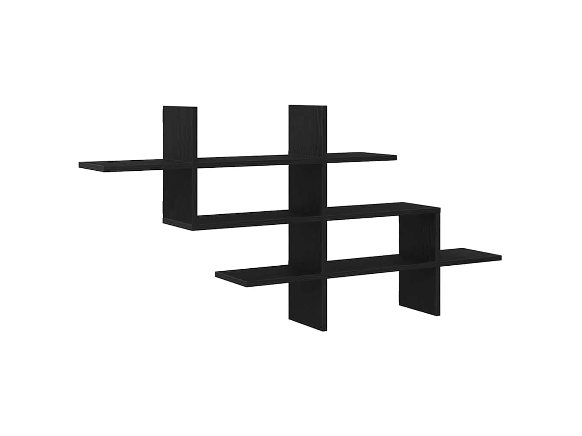 Prateleira de Parede 124,5x18x60,5cm Carvalho Preto MAISON EXCLUSIVE