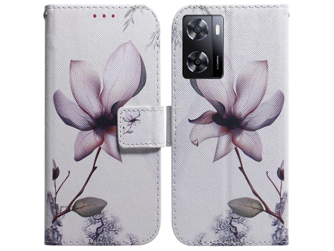 Capa De Celular Em Couro Com Desenho Colorido Para Oppo A57 2022 4g/a57 2022 5g/realme Q5i/realme V23 5g/realme Narzo 50 5g/a77 5g