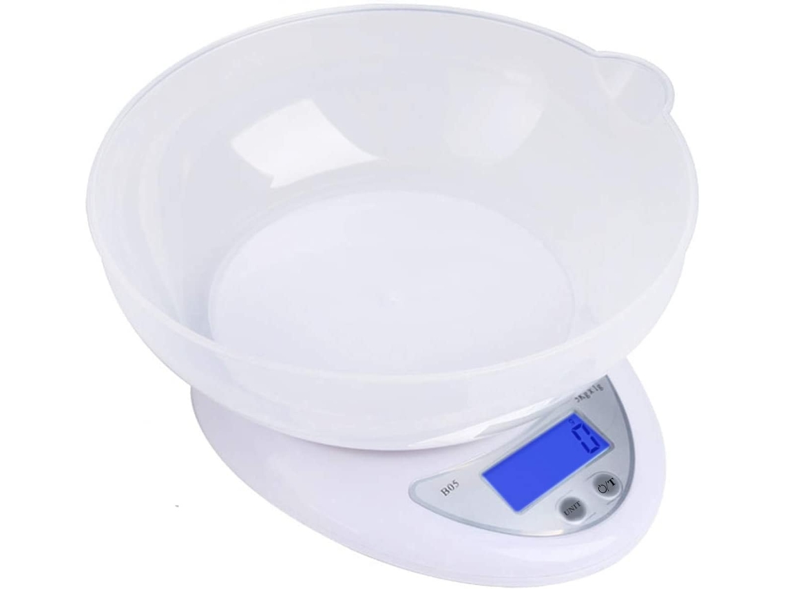 Lurelia Balança De Cozinha, 5 Kg, 1 G, Lcd, Aço Inoxidável
