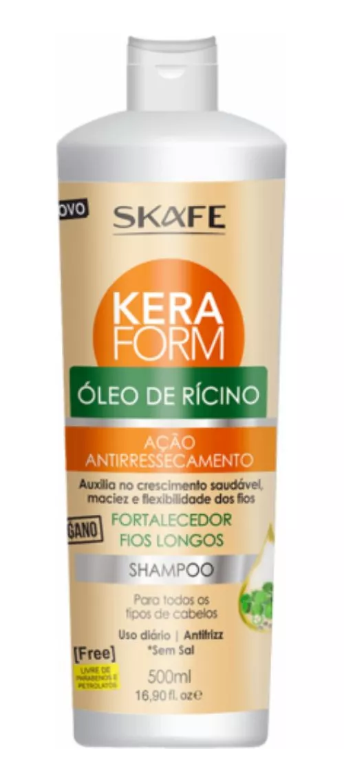Champô KERAFORM Óleo de Rícino 500Ml