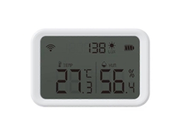 Lurelia Termômetro E Higrômetro Tuya Smart Zigbee, Sensor De Temperatura E Umidade Sem Fios Com Wi Fi, Detector Ambiental