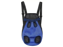 Mochila Portamascotas Ajustável para Gatos e Cães com Pernas e Rabo Expostos Aiy M Azul Escuro