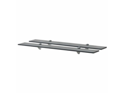 Vidaxl Prateleiras Flutuantes 2 Pcs Vidro 80x20 Cm 8 Mm