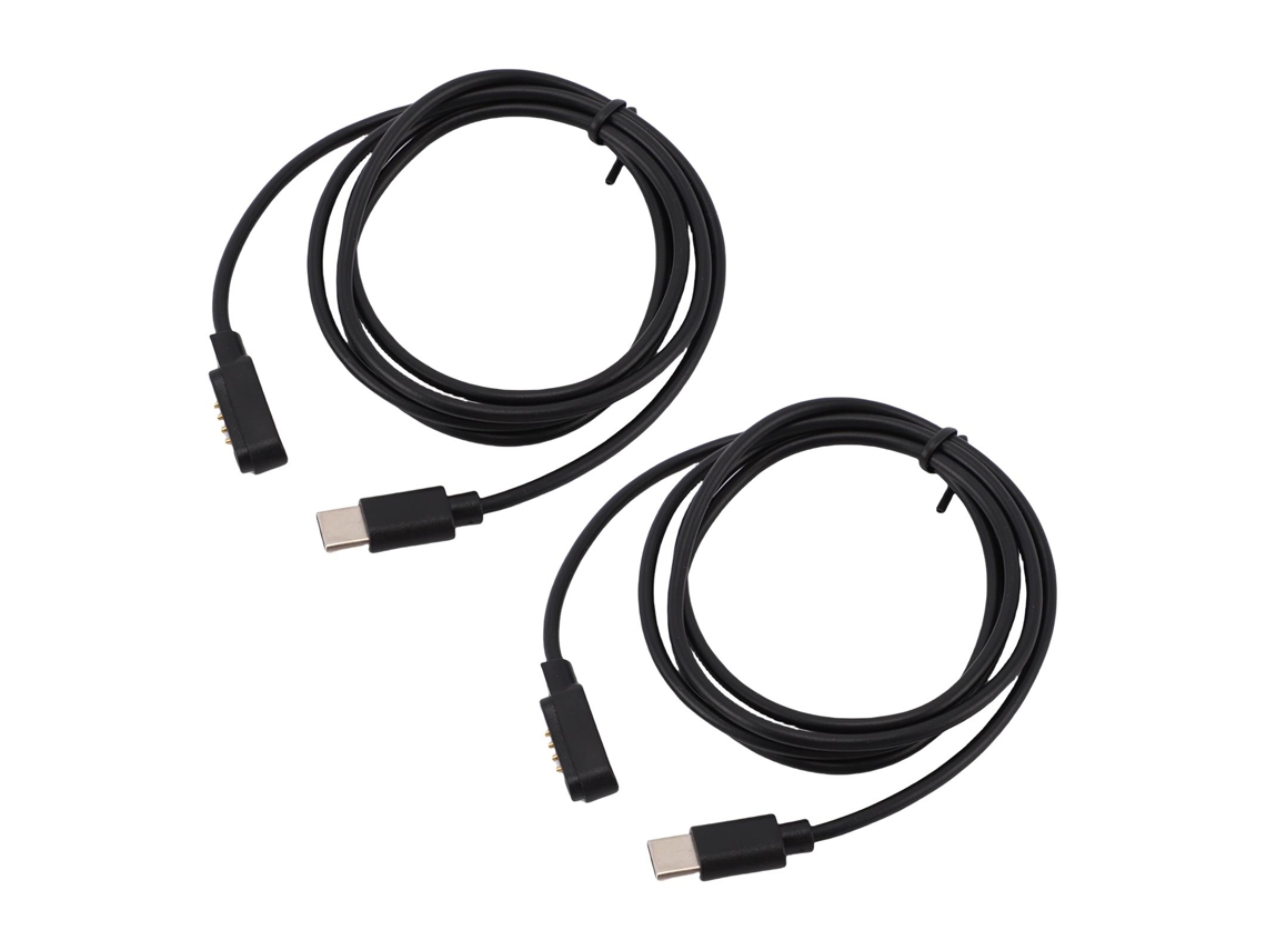 Gravador de Voz LAXISCREED Cabo Usb c Carregamento Magnético 2 pack