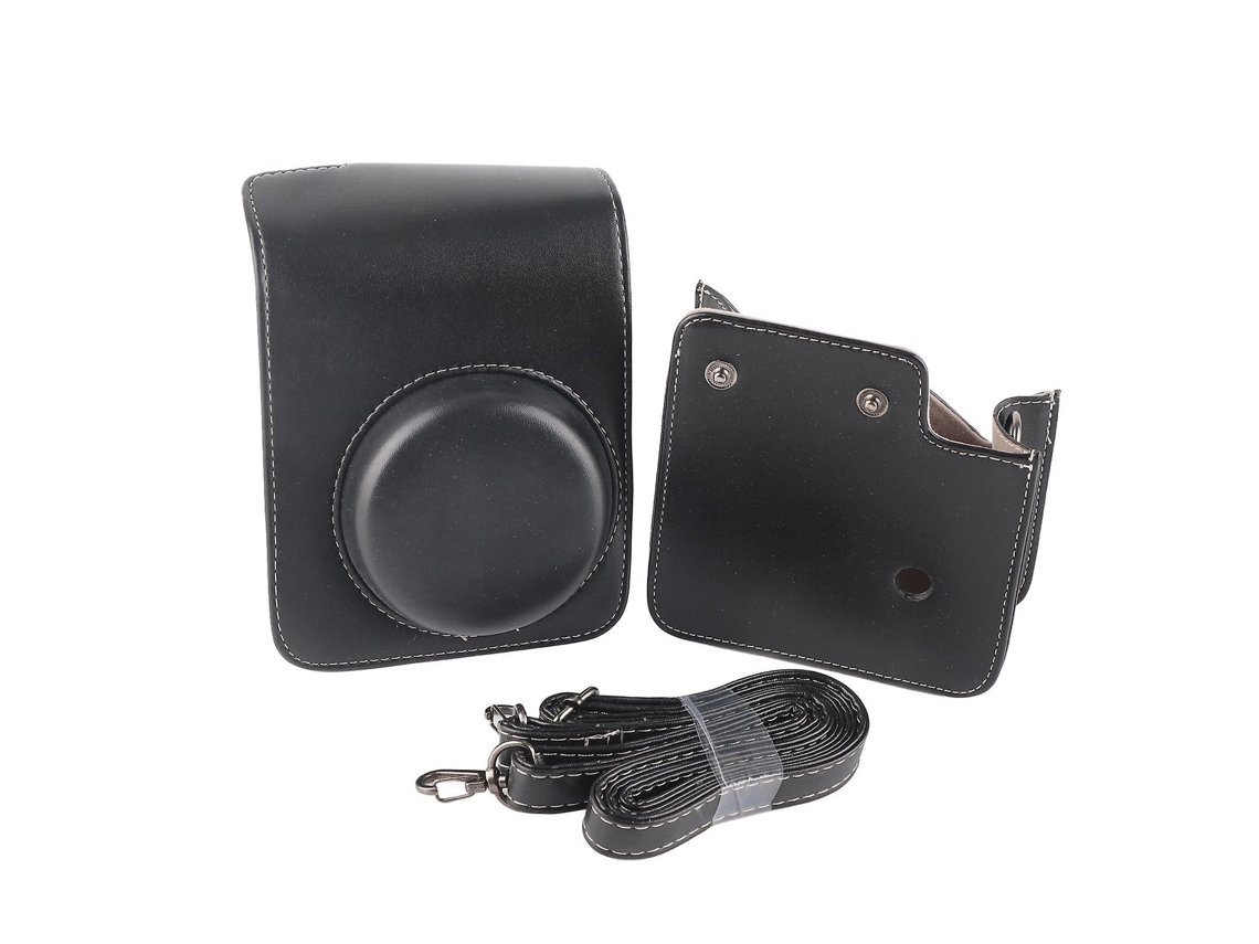 Bolsa para Mini Câmera em Couro Pu com Alça de Ombro Ajustável para Câmera Instax Mini 40 . ELECTVAULT1 (preta)