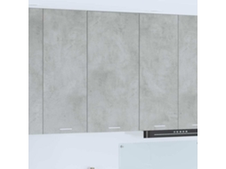 Vidaxl Armário Suspenso Cinza Concreto E Branco 50 X 31 X 100 Cm