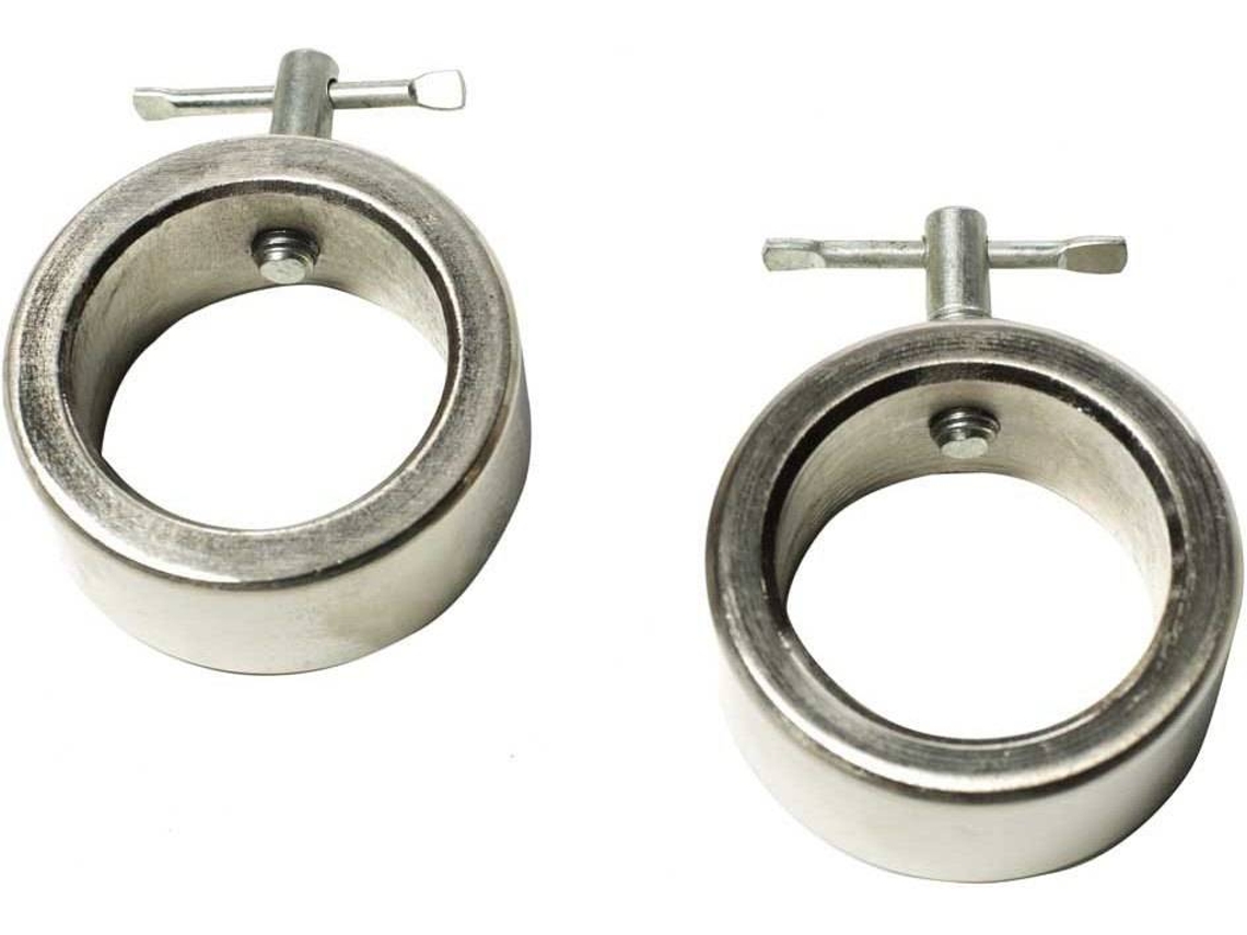 Conjunto de 2 Bloqueadores de Discos OLIVE Turn Pin Collar (Prateado)