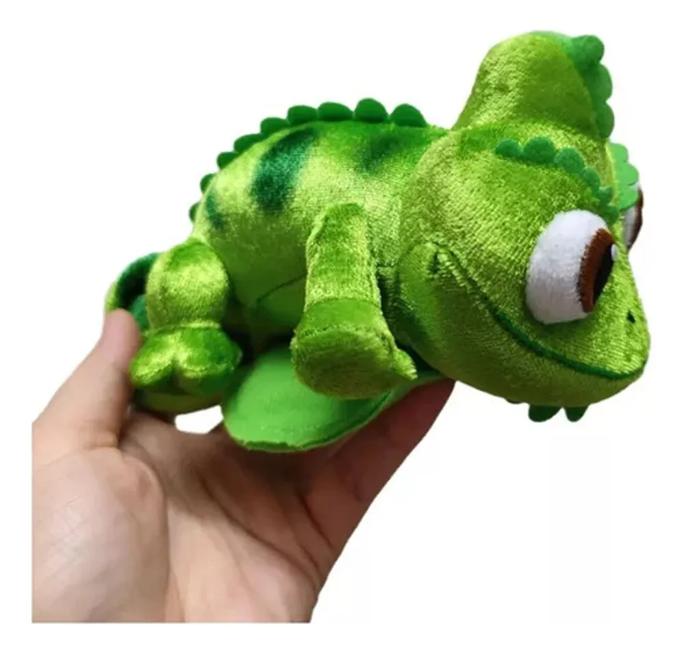 Ga Bonito Camaleão Sentado Ombro Animal De Boneca. Pelúciavayotoy
