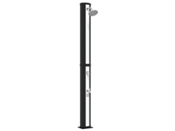 Conjunto 1 Chuveiro Autônomo Ao Lado Da Piscina Vidaxl Preto Pvc (40 L)