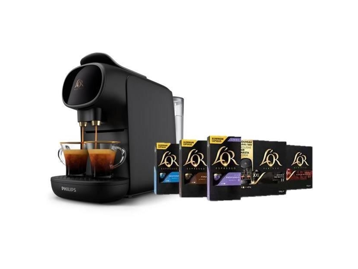 Máquina De Café De Cápsulas Duplas Philips Lor Barista Sublime Lm9012/65 Preto 50 Cápsulas Incluídas