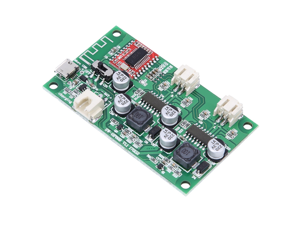Laxiscreed Amplificador Power Bluetooth 2x6w Para Sistema De Som
