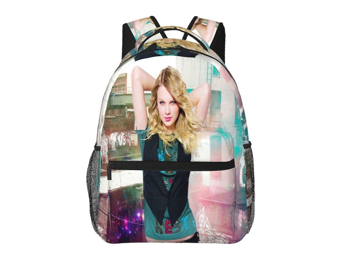 Mochila Taylor Swift R30 Para Escola E Trabalho, Leve E Impermeável, Mochila Estilosa Para Estudantes E Adultos I30