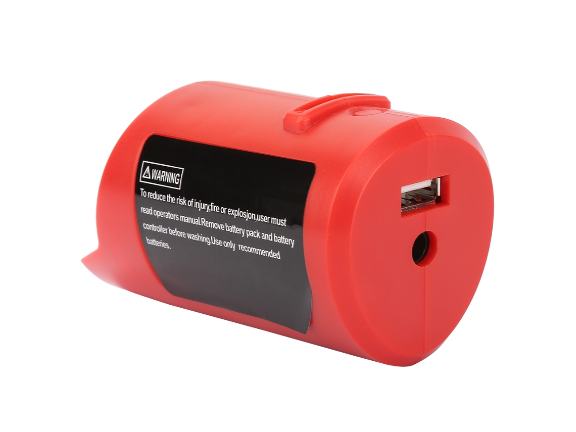 Adaptador Conversor De Fonte De Alimentação Usb Para Baterias Li-ion Milwaukee 49-24-2310 48-59-1201